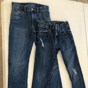 2 pairs of boys size 8 skinny jeans